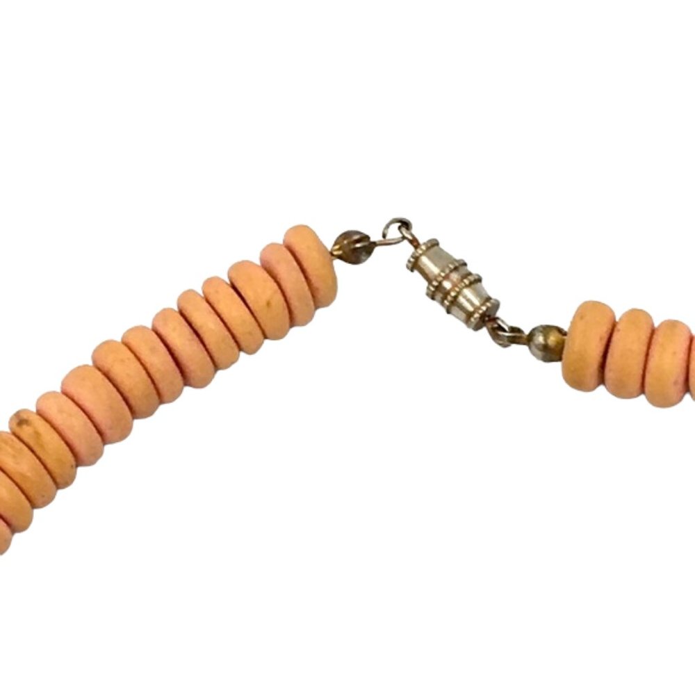 Terracotta Clay Bead Necklace - Picture 4 of 4